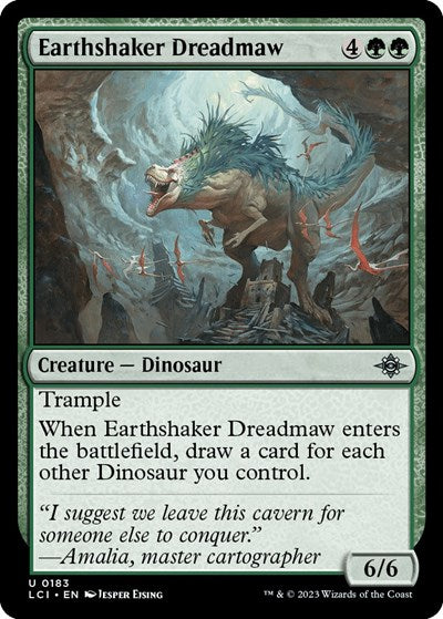 2023 Magic: The Gathering: The Lost Caverns of Ixalan (LCI) - Earthshaker Dreadmaw (#183, Uncommon) (, Near Mint)