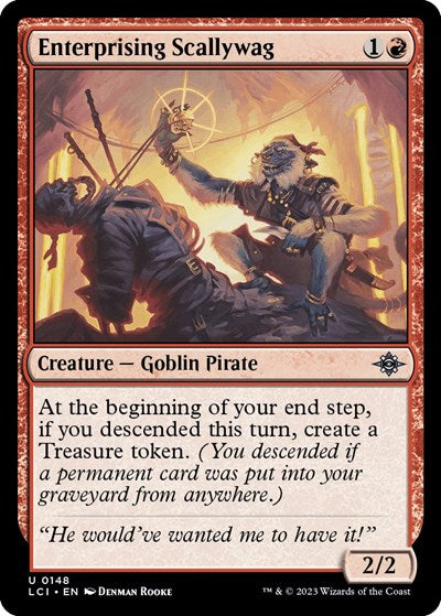 2023 Magic: The Gathering: The Lost Caverns of Ixalan (LCI) - Enterprising Scallywag (#148, Uncommon)