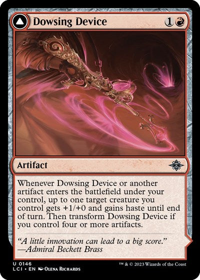 2023 Magic: The Gathering: The Lost Caverns of Ixalan (LCI) - Dowsing Device (#146, Uncommon)