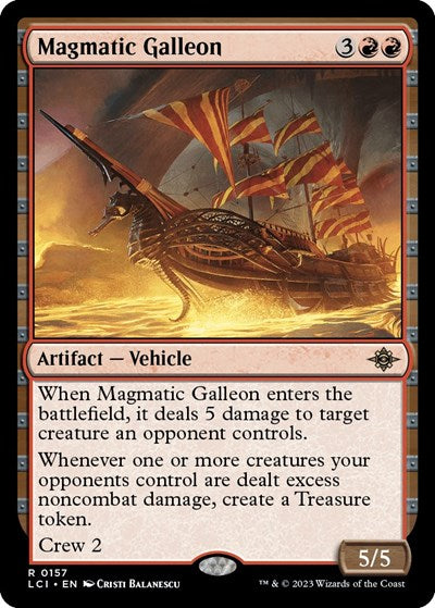2023 Magic: The Gathering: The Lost Caverns of Ixalan (LCI) - Magmatic Galleon (#157, Rare) (, Near Mint)