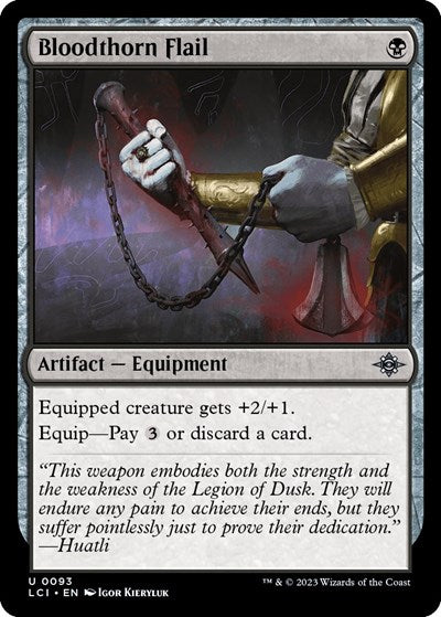 2023 Magic: The Gathering: The Lost Caverns of Ixalan (LCI) - Bloodthorn Flail (#93, Uncommon) (, Near Mint)