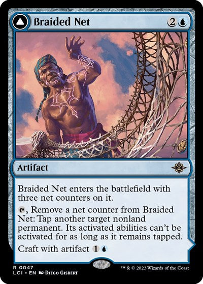 2023 Magic: The Gathering: The Lost Caverns of Ixalan (LCI) - Braided Net (#47, Rare) (, Near Mint)