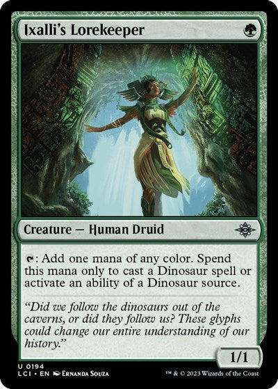 2023 Magic: The Gathering: The Lost Caverns of Ixalan (LCI) - Ixallis Lorekeeper (#194, Uncommon) (, Near Mint)