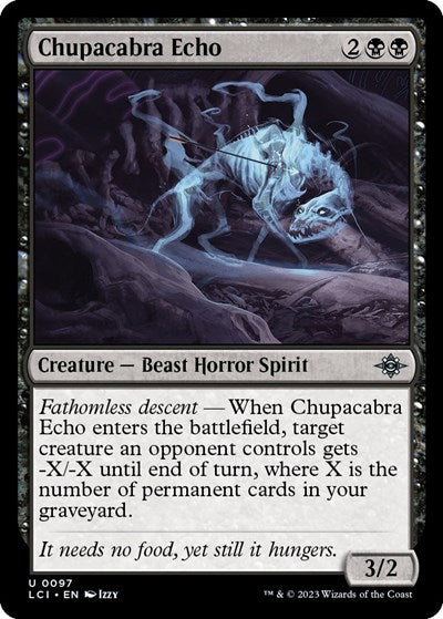 2023 Magic: The Gathering: The Lost Caverns of Ixalan (LCI) - Chupacabra Echo (#97, Uncommon) (, Near Mint)