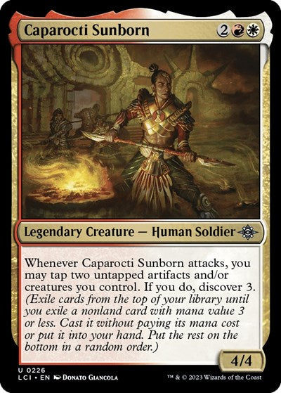 2023 Magic: The Gathering: The Lost Caverns of Ixalan (LCI) - Caparocti Sunborn (#226, Uncommon)