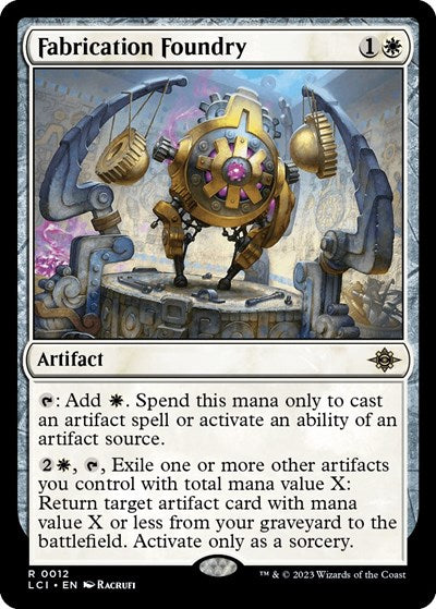 2023 Magic: The Gathering: The Lost Caverns of Ixalan (LCI) - Fabrication Foundry (#12, Rare) (, Near Mint)