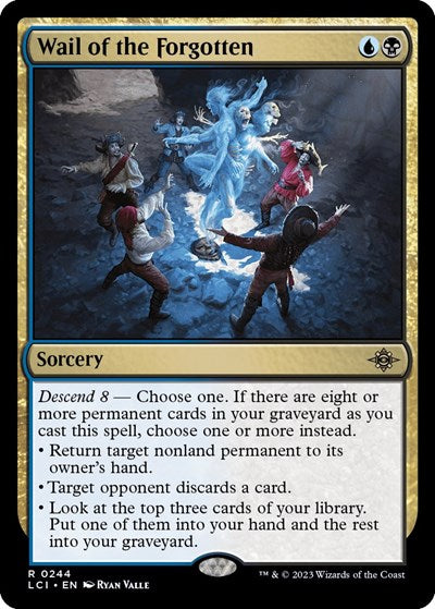 2023 Magic: The Gathering: The Lost Caverns of Ixalan (LCI) - Wail of the Forgotten (#244, Rare) (, Near Mint)
