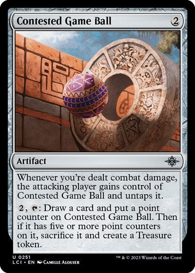 2023 Magic: The Gathering: The Lost Caverns of Ixalan (LCI) - Contested Game Ball (#251, Uncommon) (, Near Mint)