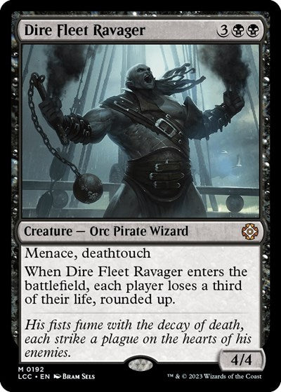 2023 Magic: The Gathering: Commander: The Lost Caverns of Ixalan (LCC) - Dire Fleet Ravager (#192, Mythic Rare) (, Near Mint)