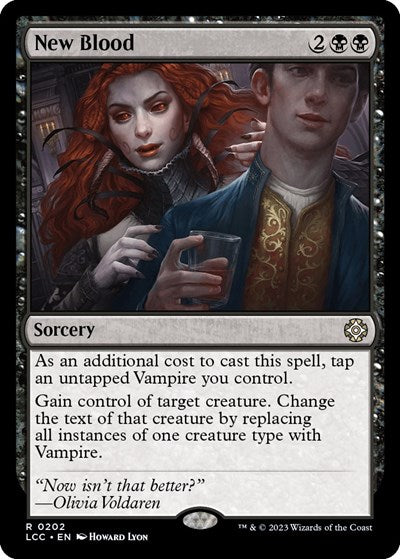 2023 Magic: The Gathering: Commander: The Lost Caverns of Ixalan (LCC) - New Blood (#202, Rare) (, Near Mint)