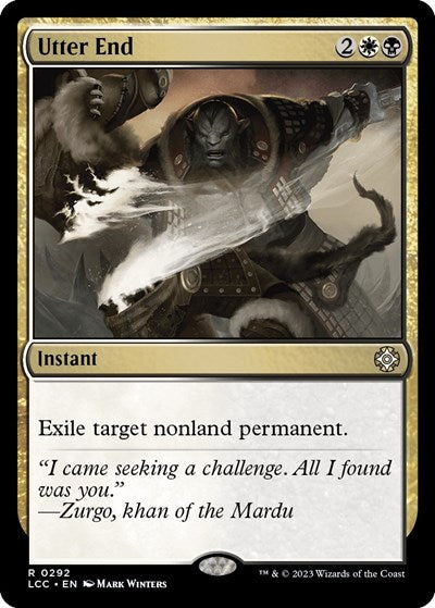 2023 Magic: The Gathering: Commander: The Lost Caverns of Ixalan (LCC) - Utter End (#292, Rare) (, Near Mint)