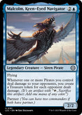2023 Magic: The Gathering: Commander: The Lost Caverns of Ixalan (LCC) - Malcolm Keen Eyed Navigator (#161, Uncommon) (, Near Mint)