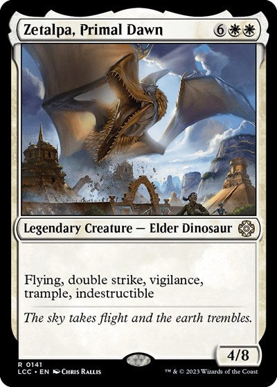 2023 Magic: The Gathering: Commander: The Lost Caverns of Ixalan (LCC) - Zetalpa Primal Dawn (#141, Rare) (, Near Mint)