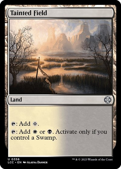 2023 Magic: The Gathering: Commander: The Lost Caverns of Ixalan (LCC) - Tainted Field (#356, Uncommon) (, Near Mint)