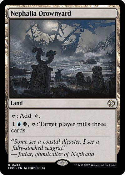 2023 Magic: The Gathering: Commander: The Lost Caverns of Ixalan (LCC) - Nephalia Drownyard (#344, Rare) (, Near Mint)