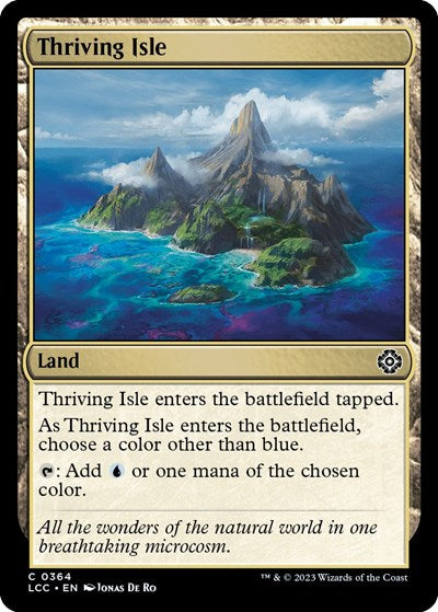 2023 Magic: The Gathering: Commander: The Lost Caverns of Ixalan (LCC) - Thriving Isle (#364, Common) (, Near Mint)