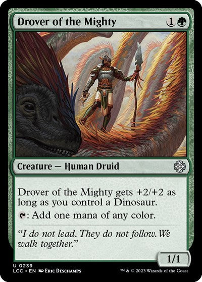2023 Magic: The Gathering: Commander: The Lost Caverns of Ixalan (LCC) - Drover of the Mighty (#239, Uncommon) (, Near Mint)
