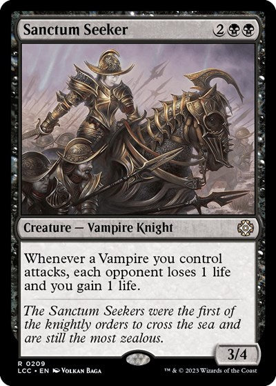 2023 Magic: The Gathering: Commander: The Lost Caverns of Ixalan (LCC) - Sanctum Seeker (#209, Rare) (, Near Mint)