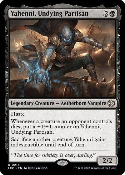 2023 Magic: The Gathering: Commander: The Lost Caverns of Ixalan (LCC) - Yahenni Undying Partisan (#214, Rare) (, Near Mint)
