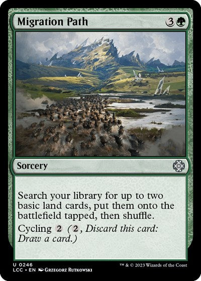 2023 Magic: The Gathering: Commander: The Lost Caverns of Ixalan (LCC) - Migration Path (#246, Uncommon) (, Near Mint)