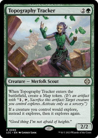 2023 Magic: The Gathering: Commander: The Lost Caverns of Ixalan (LCC) - Topography Tracker (#95, Rare) (, Near Mint)