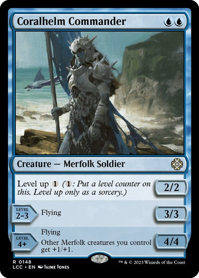 2023 Magic: The Gathering: Commander: The Lost Caverns of Ixalan (LCC) - Coralhelm Commander (#148, Rare) (, Near Mint)