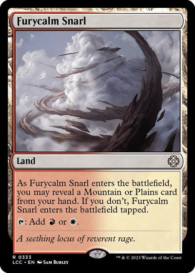 2023 Magic: The Gathering: Commander: The Lost Caverns of Ixalan (LCC) - Furycalm Snarl (#333, Rare) (, Near Mint)
