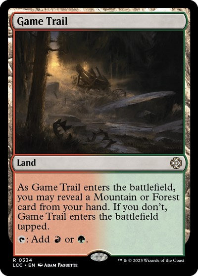 2023 Magic: The Gathering: Commander: The Lost Caverns of Ixalan (LCC) - Game Trail (#334, Rare) (, Near Mint)