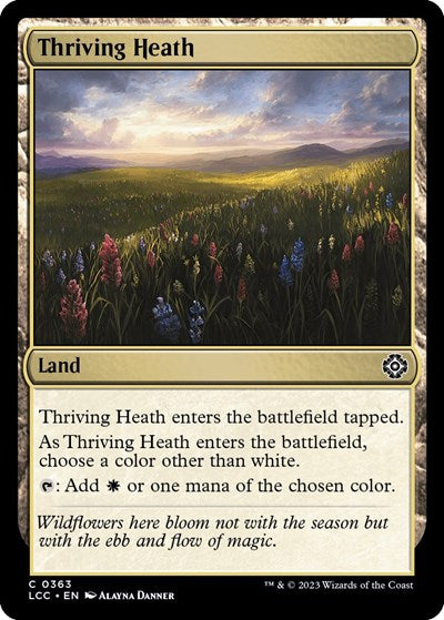 2023 Magic: The Gathering: Commander: The Lost Caverns of Ixalan (LCC) - Thriving Heath (#363, Common) (, Near Mint)