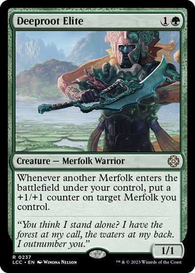 2023 Magic: The Gathering: Commander: The Lost Caverns of Ixalan (LCC) - Deeproot Elite (#237, Rare) (, Near Mint)