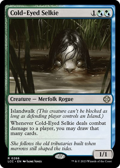 2023 Magic: The Gathering: Commander: The Lost Caverns of Ixalan (LCC) - Cold Eyed Selkie (#266, Rare) (, Near Mint)