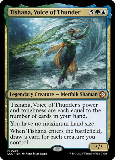 2023 Magic: The Gathering: Commander: The Lost Caverns of Ixalan (LCC) - Tishana Voice of Thunder (#291, Mythic Rare) (, Near Mint)