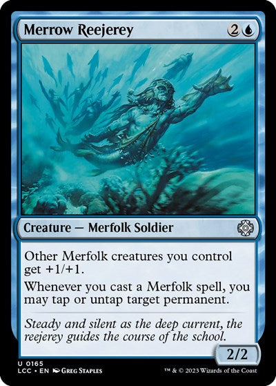 2023 Magic: The Gathering: Commander: The Lost Caverns of Ixalan (LCC) - Merrow Reejerey (#165, Uncommon) (, Near Mint)