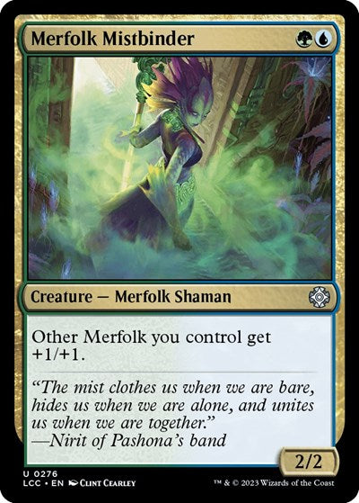 2023 Magic: The Gathering: Commander: The Lost Caverns of Ixalan (LCC) - Merfolk Mistbinder (#276, Uncommon) (, Near Mint)
