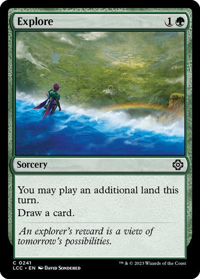 2023 Magic: The Gathering: Commander: The Lost Caverns of Ixalan (LCC) - Explore (#241, Common) (, Near Mint)