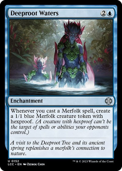 2023 Magic: The Gathering: Commander: The Lost Caverns of Ixalan (LCC) - Deeproot Waters (#152, Uncommon) (, Near Mint)