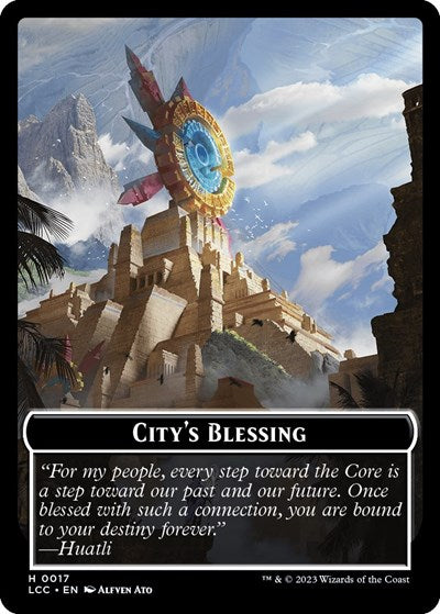 2023 Magic: The Gathering: Commander: The Lost Caverns of Ixalan (LCC) - Citys Blessing Pirate Double Sided Token (#17 // 5, T) (, Near Mint)