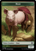 2023 Magic: The Gathering: Commander: The Lost Caverns of Ixalan (LCC) - Boar Merfolk 0003 Double Sided Token (#9 // 3, T) (, Near Mint)