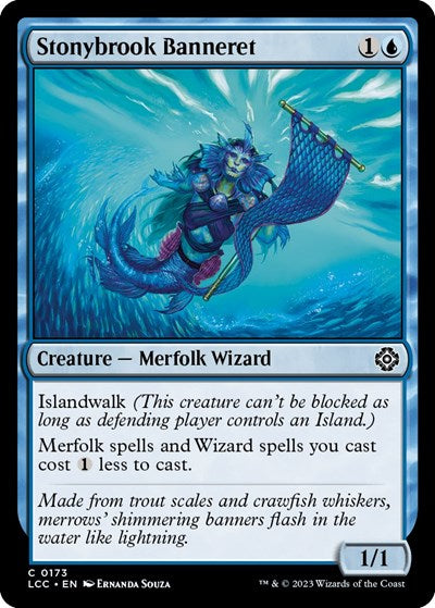 2023 Magic: The Gathering: Commander: The Lost Caverns of Ixalan (LCC) - Stonybrook Banneret (#173, Common) (, Near Mint)