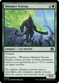 2023 Magic: The Gathering: The Lost Caverns of Ixalan (LCI) - Malamet Veteran (#201, Common) (Foil, Near Mint)