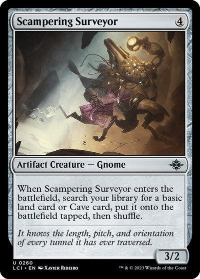 2023 Magic: The Gathering: The Lost Caverns of Ixalan (LCI) - Scampering Surveyor (#260, Uncommon)