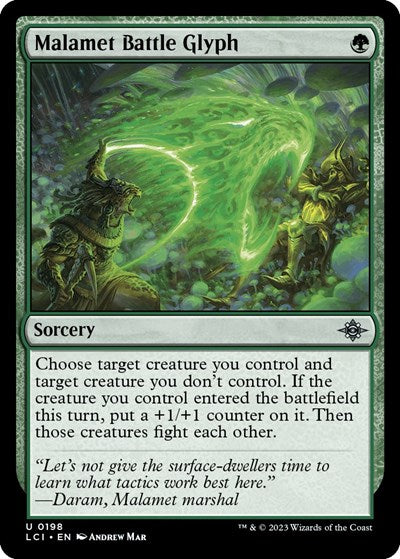 2023 Magic: The Gathering: The Lost Caverns of Ixalan (LCI) - Malamet Battle Glyph (#198, Uncommon) (, Near Mint)