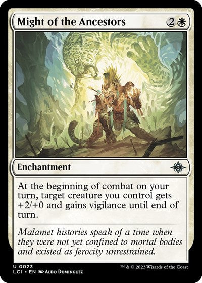 2023 Magic: The Gathering: The Lost Caverns of Ixalan (LCI) - Might of the Ancestors (#23, Uncommon)