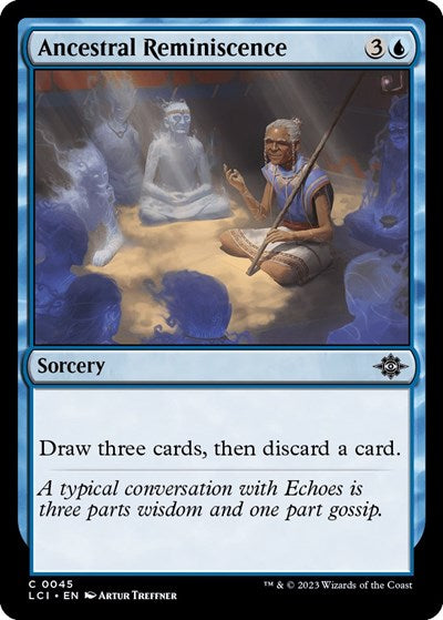 2023 Magic: The Gathering: The Lost Caverns of Ixalan (LCI) - Ancestral Reminiscence (#45, Common) (Foil, Near Mint)