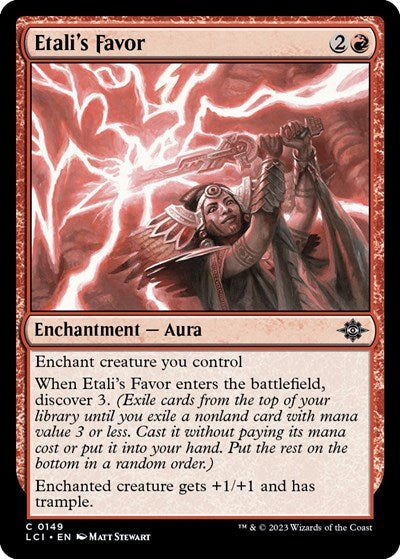 2023 Magic: The Gathering: The Lost Caverns of Ixalan (LCI) - Etalis Favor (#149, Common) (Foil, Near Mint)