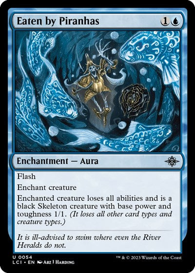 2023 Magic: The Gathering: The Lost Caverns of Ixalan (LCI) - Eaten by Piranhas (#54, Uncommon)