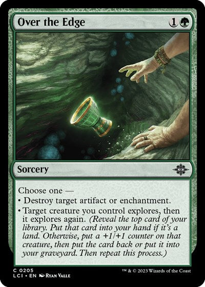 2023 Magic: The Gathering: The Lost Caverns of Ixalan (LCI) - Over the Edge (#205, Common) (, Near Mint)