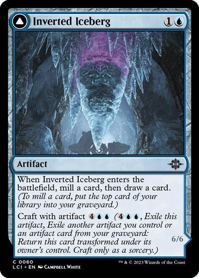 2023 Magic: The Gathering: The Lost Caverns of Ixalan (LCI) - Inverted Iceberg (#60, Common) (, Near Mint)