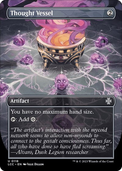 2023 Magic: The Gathering: Commander: The Lost Caverns of Ixalan (LCC) - Thought Vessel Borderless (#118, Uncommon) (, Near Mint)