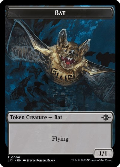 2023 Magic: The Gathering: The Lost Caverns of Ixalan (LCI) - Bat Token (#6, T) (, Near Mint)